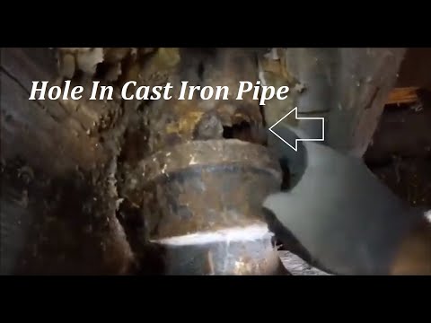 How to Fix Leaking Cast Iron Pipe
