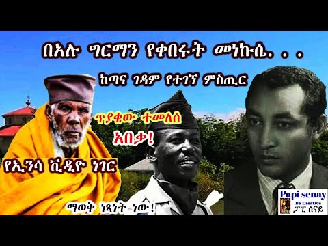 በአሉ ግርማን የቀበሩት መነኩሴ /ጥያቄው ተመለሰ አበቃ!/ ምስጢሩ የተገኘው በጣና ገዳም እና በኢንሳው ቪዲዮ #papisenay #amharicaudiobooks