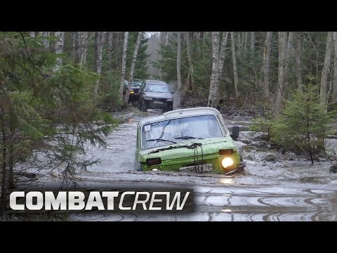 Нива, Фронтера и Уаз. Маршрут к менту!