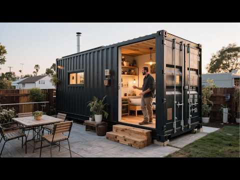 Man Builds Amazing DIY Tiny Home Inside a CONTAINER | by @Fabrica Tu Sueño