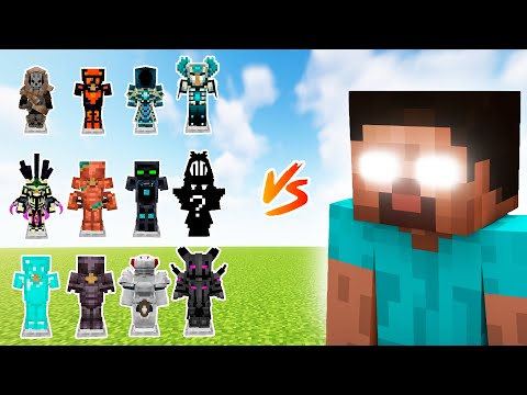 Which armor is the strongest against Herobrine?