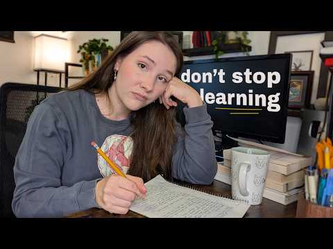 How I self-study even when I'm tired (it’s not discipline)