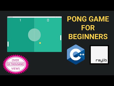 🔥Pong Game with C++ and Raylib - Beginner Tutorial