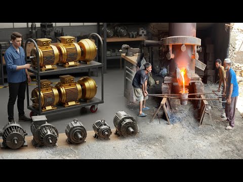 Modern Electric Motors Production in 21st Century Factory | Mass Production
