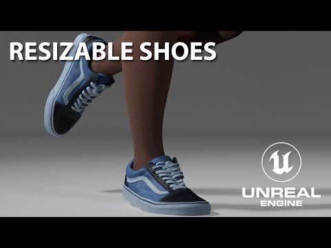 Unreal Engine 5.6 - Custom Resizable Metahuman Shoes - Tutorial