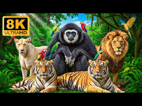 The Rhythm of the Forest 8K – Peaceful Wildlife Flowing with Nature’s Pace