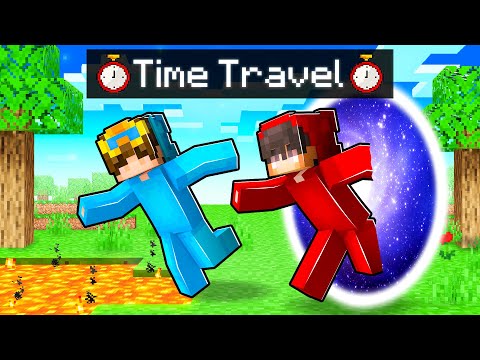 Using TIME TRAVEL To Help My Friends In Minecraft!