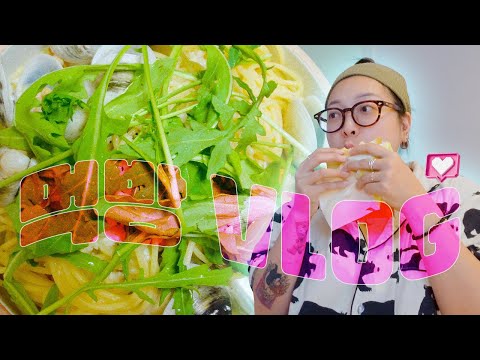 🐷Pigs will rule the world. Today's eating vlog with a full mouth | Jjapaghetti, pig's feet, vongo...