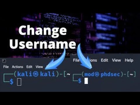 Change Linux Username & Hostname
