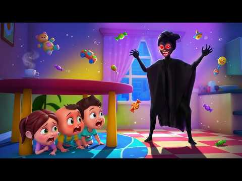 There’s Someone in the House 😱 Fun Portuguese Kids Song | Baby Berry 🌈 Cartoon & Songs!