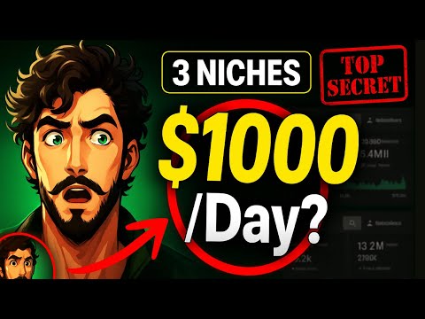 I found 3 Faceless Niches That Can Make up to $1000/Day in 2025