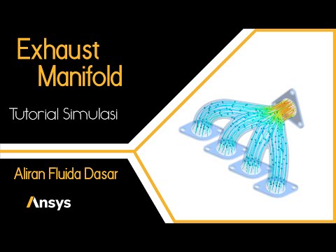CFD CAE SImulation | Tutorial Ansys | Fluida Exhaust Manifold