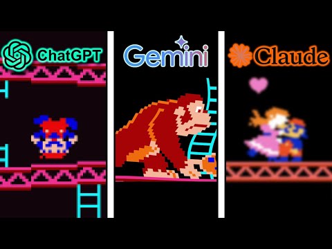 ChatGPT vs Gemini vs Claude Make Donkey Kong From Scratch