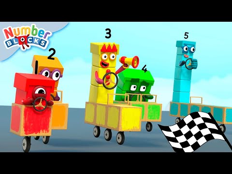 Go-Kart Counting Fun! 🏎️ | Counting for Kids | 12345 | @Numberblocks