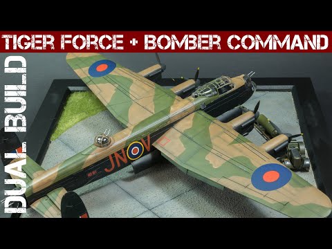 Airfix Lancaster double build (Tiger Force & Bomber Command) - 1:72 scale model