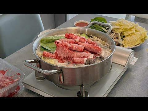 Vlog ㅣ추울땐 전골요리🍲, 국물닭발, 당근라페, 오징어덮밥, 단무지무침, 만두전골, 샤브샤브