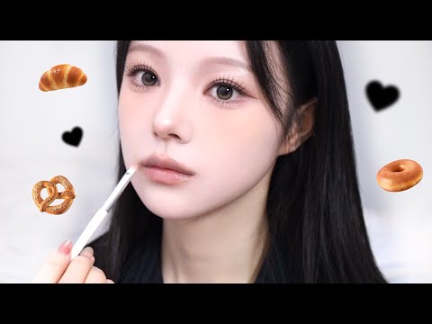 (거의)무편집..🖤⸝⁺⊹시크 베이지 메이크업⊹⁺⸜ 약간 탄 식빵st..🍞