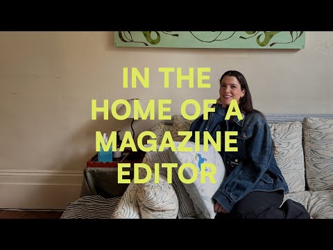 In the Home of a Magazine Editor