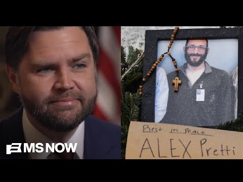 ‘For what?’: JD Vance refuses to apologize for smearing Alex Pretti