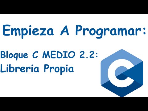 Bloque C Medio 2.2: Crear Libreria propia