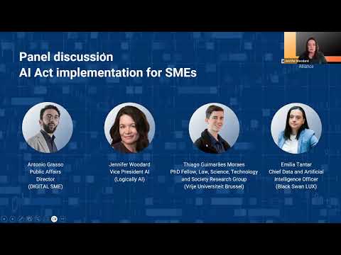 Webinar 'From regulation to action: AI Act compliance for digital SMEs'