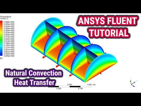 ANSYS Fluent Tutorial | Natural Convection Heat Transfer | ANSYS CFD Analysis | Training