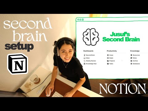 Setting up a Second Brain in Notion (life organisation)
