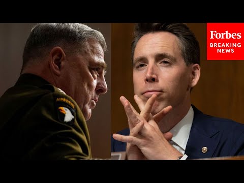 'Were You Maybe A Little Distracted?': Josh Hawley Grills Mark Milley About His Book Interviews