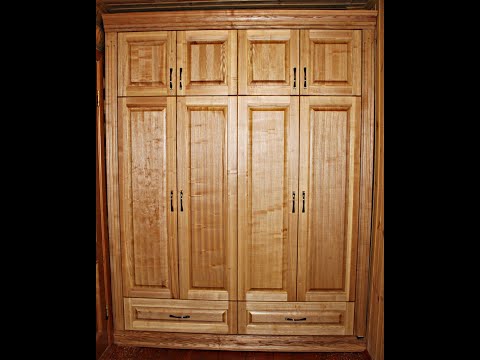Шикарный шкаф из массива Ясеня. A chic wardrobe made of solid Ash.