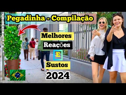 Pegadinha: Melhores Sustos e Reações | Ultimate Best of Bushman Prank Compilation 2024