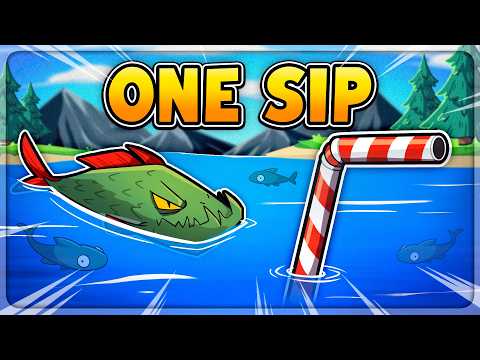 I sucked the OCEAN to catch fish