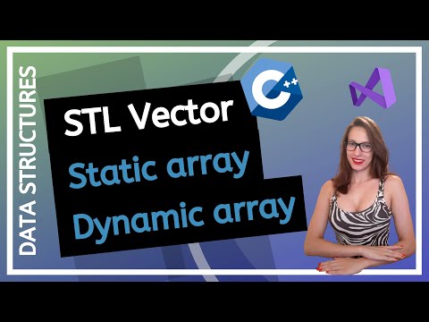 STL vector (Relationship between Static array, Dynamic array and STL vector) with examples