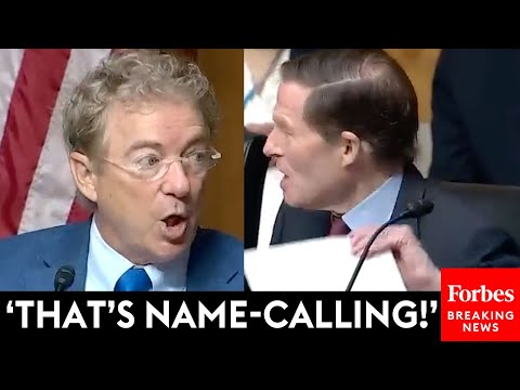 TENSE: Rand Paul Accuses Blumenthal Of 'Personal Attack On Me' To His Face At USAID-Centric Hearing