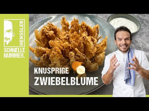 Schnelles Knusprige Zwiebelblume Rezept von Steffen Henssler | Günstige Rezepte