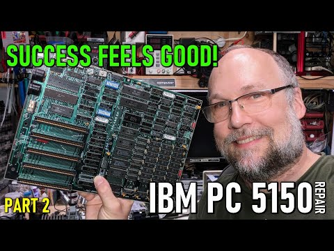 IBM PC 5150 repair: the motherboard lives!