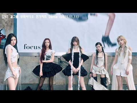 [2K/뮤비] 걸그룹(여돌) 댄스곡 2시간 (운동할때 들을 노래) 25.11.11. / 여돌플리 / 운동플리 / 제목, 가사 첨부
