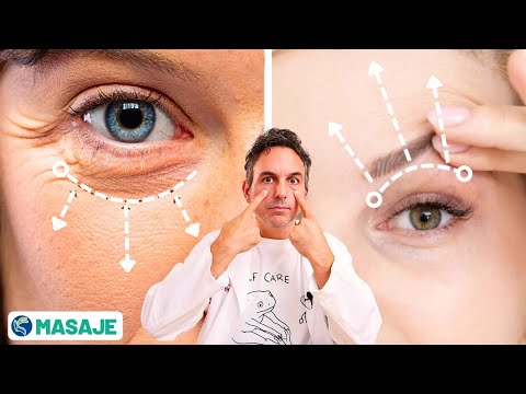 Elimina las BOLSAS en los ojos y levanta PÁRPADO caído con estos masajes 👀🤩