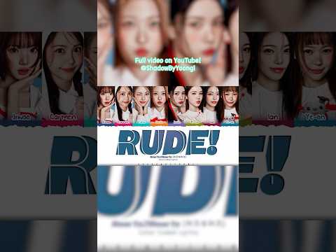 Hearts2Hearts 'RUDE!' Lyrics (하츠투하츠 RUDE! 가사) [Color Coded Han_Rom_Eng] | ShadowByYoongi
