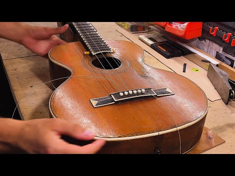 I bought a vintage guitar for $20 and repaired it