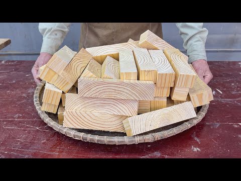 Turn Forgotten Scrap Wood Into A Table Worth Thousands Of Dollars // Turning Wood Scraps Into Art