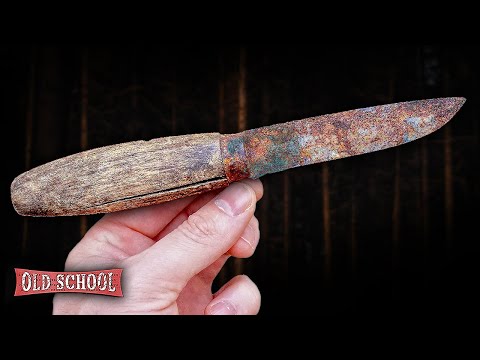 Old Knife Restoration - FMM Stamp on the Blade