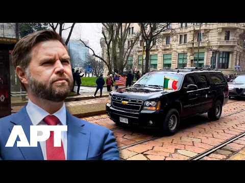 Booed at the Olympics! JD Vance’s Motorcade Flees Milan Amid Protests | APT