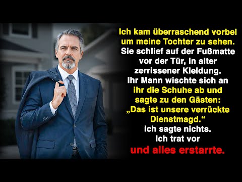 Ich kam unerwartet – was ich vor der Tür sah, ließ alle erstarren…