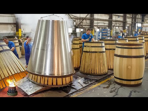 The Genius Machine They Invented to Mass Produce Wooden Barrels