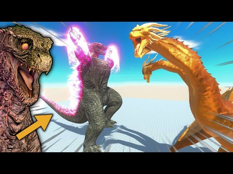 EVOLVED GODZILLA vs Ghidorah in ARBS