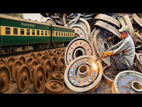 How Precision Engineering Converts Scrap Train Wheels into High-Value Industrial Parts