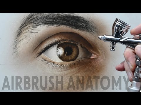 LEARN how to paint an EYE in this NEW AIRBRUSH TUTORIAL