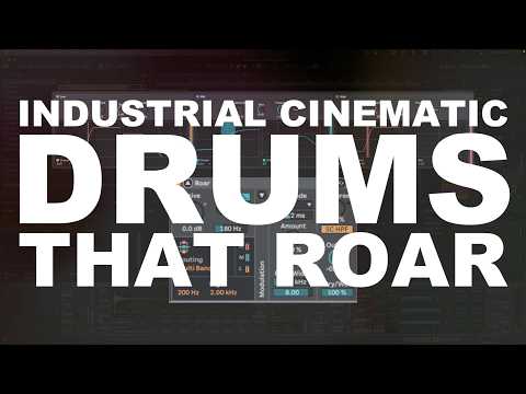 Industrial Cinematic drums that ROAR! #ableton #musicproducer #sounddesign #audiomixing