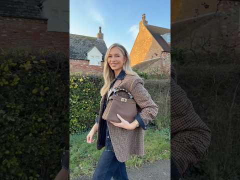 Double denim - elevated 🤍 #winteroutfits #winterstyle #ootd