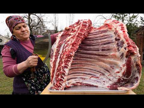 Farm Style Cooking – Beef Ribs and Classic Borscht 🌿